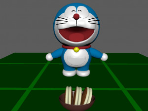doremon Modelo 3D