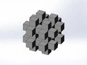 बहुमुखी प्रतिभा की अवधारणा 3D प्रिंट मॉडल