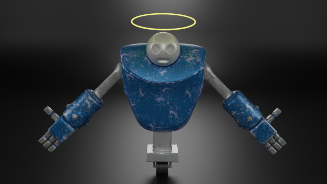 Robot Makeover 3D Model .c4d .max .obj .3ds .fbx .stl .blend 