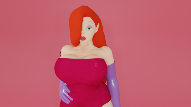 Jessica Rabbit Modelo 3D .c4d .max .obj .3ds .fbx .stl .blend 