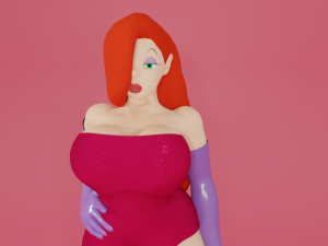 Jessica Rabbit 3D Model