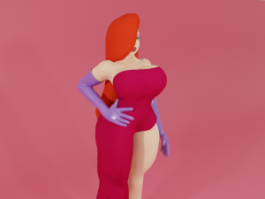 Jessica Rabbit Modelo 3D