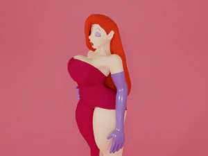 Jessica Rabbit 3D Model