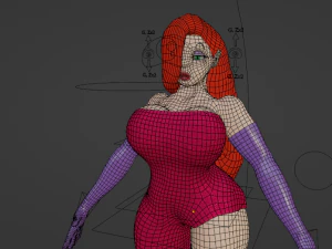 Jessica Rabbit 3D Model
