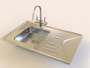 厨房水槽 3D 模型