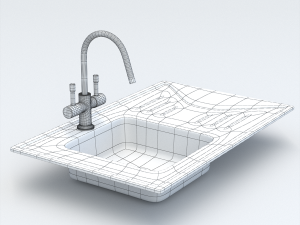kitchen sink Modèle 3D