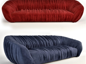 drape sofa 3D 模型