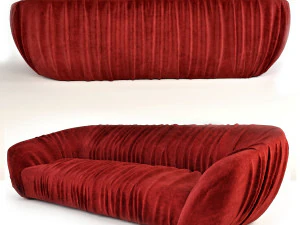 драпировка дивана 3D Модель