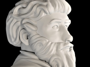 man statue 3D 모델