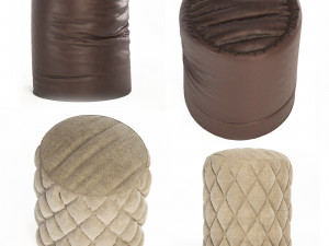 poufs Modelo 3D