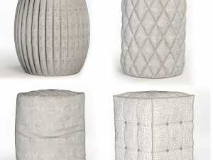 poufs Modelo 3D