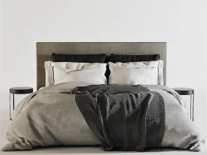 meridiani stone plus bed 3D Model