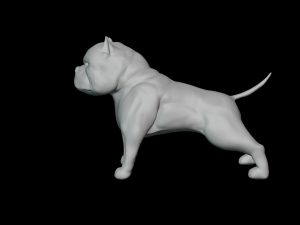 american bully 3D-printmodel