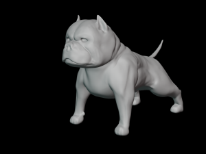 american bully 3D-printmodel