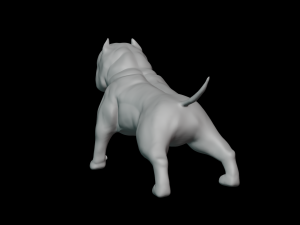 american bully 3D-printmodel