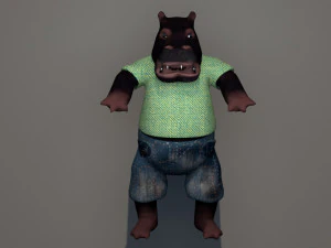 hipopótamo Modelo 3D