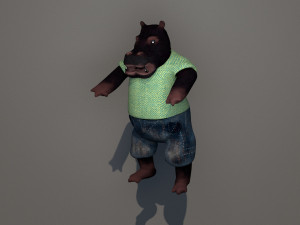 hippo Modelo 3D