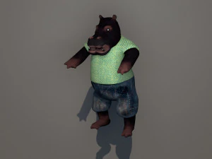 hippo 3D Model