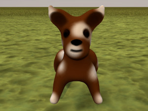 dog mini 3D 모델