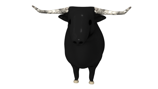 bull 3D Model .c4d .max .obj .3ds .fbx .stl .blend 