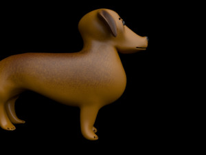 dachshund 3D Model