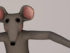 ratto Modello 3D