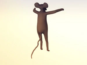 ratto Modello 3D