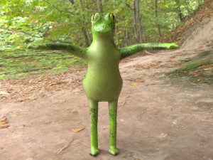 funny frog 3D Model