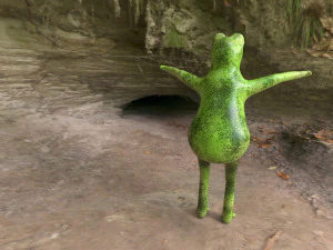 sapo engra&ccedil;ado Modelo 3D