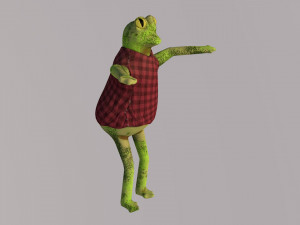 funny frog Modelo 3D
