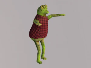 sapo engra&ccedil;ado Modelo 3D