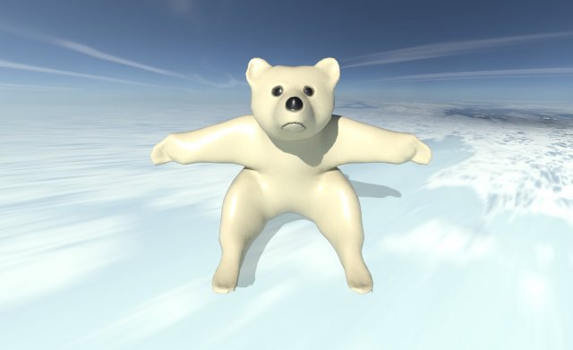 polar bear 3D Model .c4d .max .obj .3ds .fbx .stl .blend 