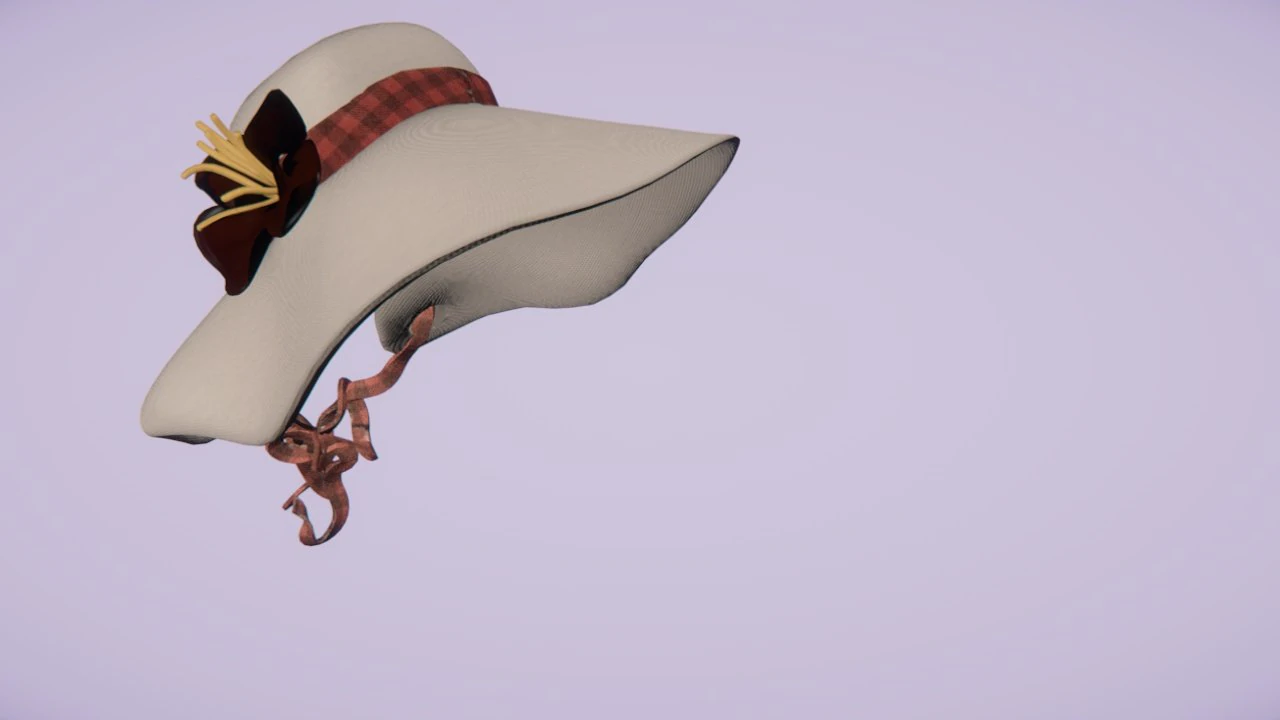 vintage hat 3D Model .c4d .max .obj .3ds .fbx .stl .blend 