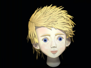 little boys head 3D Модель