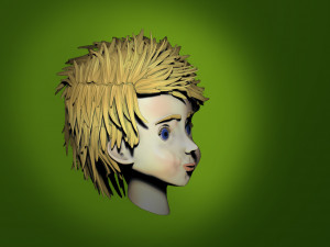 little boys head 3D Модель