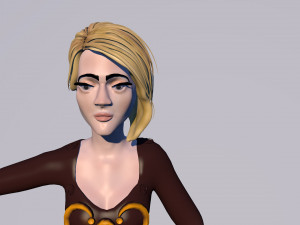 glamorous woman 3D Модель