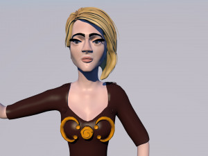 glamorous woman 3D Модель