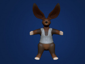 rabbit in a vest 3Dモデル