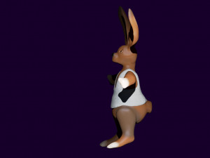 rabbit in a vest 3D-Modell