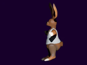 rabbit in a vest 3D Model