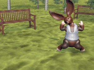 rabbit in a vest 3D Model