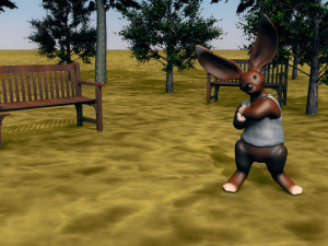 rabbit in a vest 3D-Modell