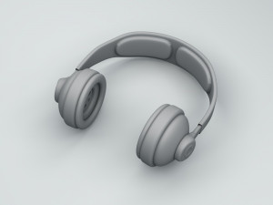 on-ear headphones 3D Models