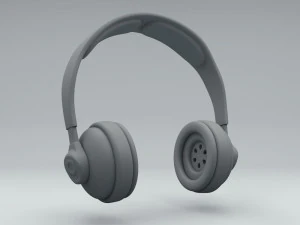 on-ear headphones 3D Model