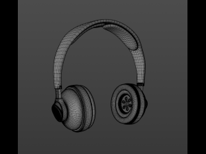 on-ear headphones Model 3D