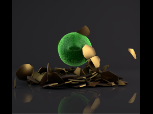 cocoronavirus in the golden eggronavirus in the golden egg 3D Модель