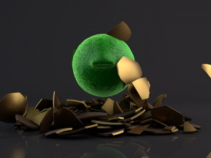 cocoronavirus in the golden eggronavirus in the golden egg 3D Модель