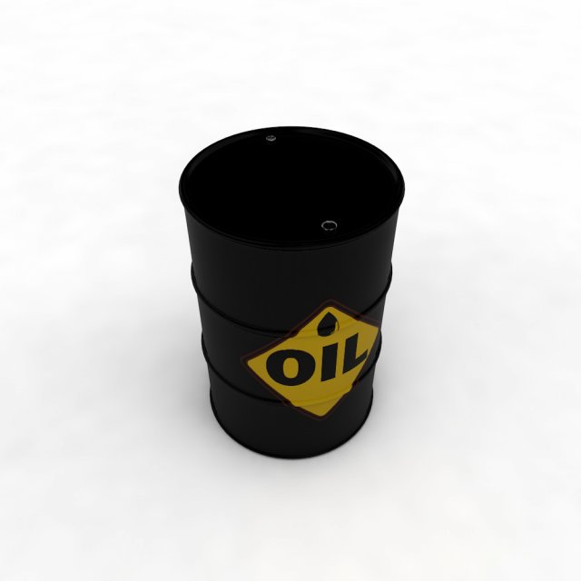 barrel for oil 3D Model .c4d .max .obj .3ds .fbx .stl .blend 