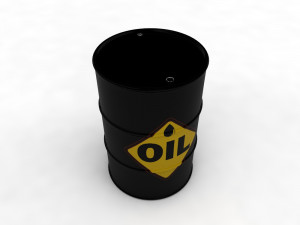 barrel for oil 3D 模型