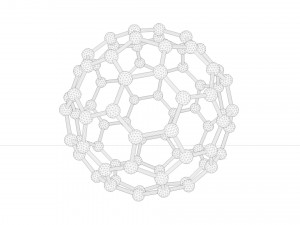 the set of models of graphene molecules 3D Model